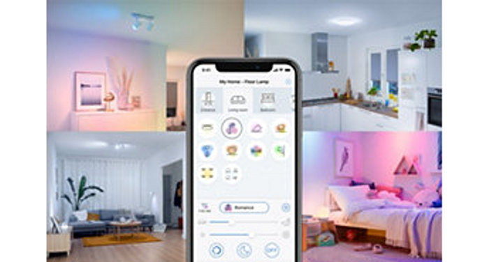 Kronlampa Smart LED Färg 4,9W/40W Philips